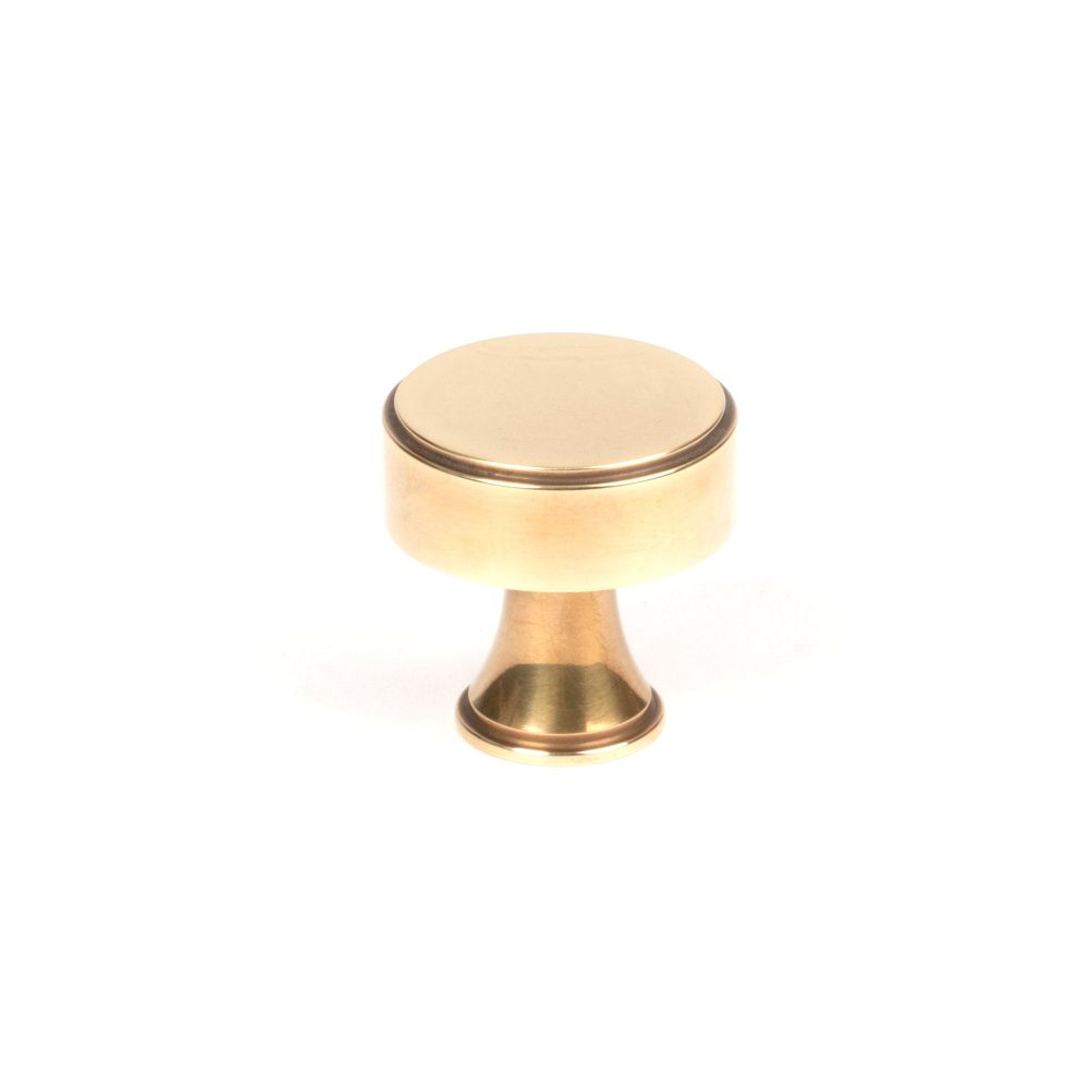 From The Anvil - Aged Brass Scully Cabinet Knob - 25mm | Sku. 50498 | Trade Door Handles.