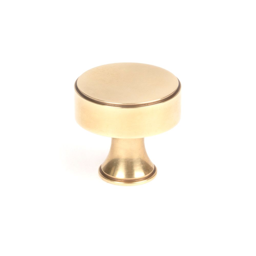 From The Anvil - Aged Brass Scully Cabinet Knob - 32mm | Sku. 50499 | Trade Door Handles.
