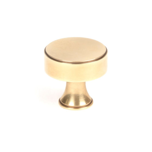 From The Anvil - Aged Brass Scully Cabinet Knob - 32mm | Sku. 50499 | Trade Door Handles.