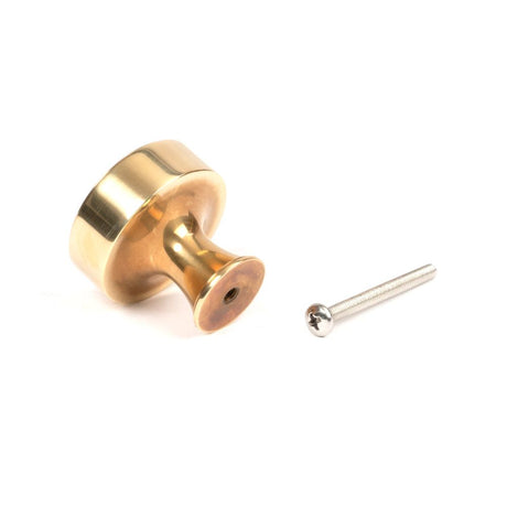 From The Anvil - Aged Brass Scully Cabinet Knob - 38mm | Sku. 50500 | Trade Door Handles.