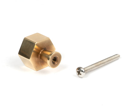 From The Anvil - Aged Brass Kahlo Cabinet Knob - 25mm | Sku. 50501 | Trade Door Handles.