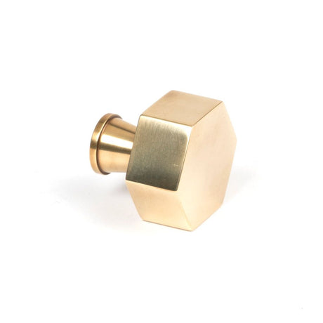 From The Anvil - Aged Brass Kahlo Cabinet Knob - 32mm | Sku. 50502 | Trade Door Handles.