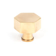 From The Anvil - Aged Brass Kahlo Cabinet Knob - 32mm | Sku. 50502 | Trade Door Handles.