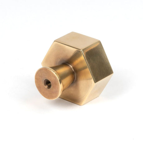 From The Anvil - Aged Brass Kahlo Cabinet Knob - 38mm | Sku. 50503 | Trade Door Handles.