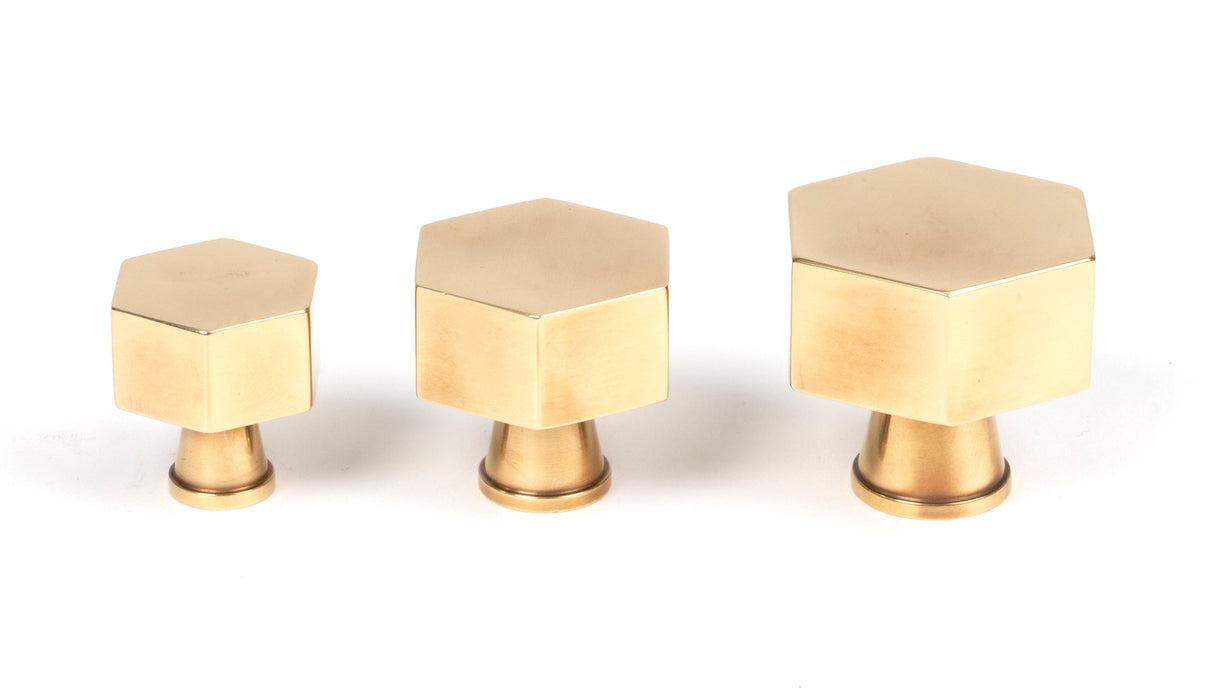 From The Anvil - Aged Brass Kahlo Cabinet Knob - 38mm | Sku. 50503 | Trade Door Handles.