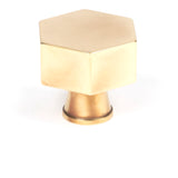 From The Anvil - Aged Brass Kahlo Cabinet Knob - 38mm | Sku. 50503 | Trade Door Handles.