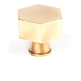 From The Anvil - Aged Brass Kahlo Cabinet Knob - 38mm | Sku. 50503 | Trade Door Handles.