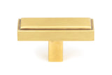From The Anvil - Aged Brass Scully T-Bar | Sku. 50504 | Trade Door Handles.