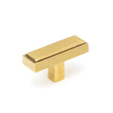 From The Anvil - Aged Brass Scully T-Bar | Sku. 50504 | Trade Door Handles.