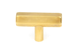 From The Anvil - Aged Brass Kahlo T-Bar | Sku. 50505 | Trade Door Handles.