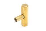 From The Anvil - Aged Brass Kahlo T-Bar | Sku. 50505 | Trade Door Handles.