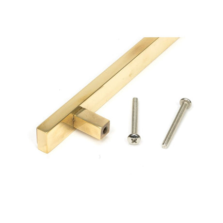 From The Anvil - Aged Brass Scully Pull Handle - Small | Sku. 50506 | Trade Door Handles.