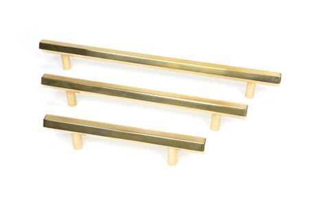 From The Anvil - Aged Brass Kahlo Pull Handle - Small | Sku. 50509 | Trade Door Handles.