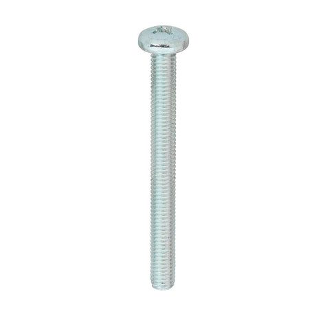 This is an image of Timco - Metric Threaded Machine Screws - PZ - Pan Head - Zinc M5 x 50mm - (100 PCS Box) 5050PPM