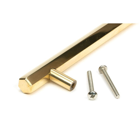 From The Anvil - Aged Brass Kahlo Pull Handle - Large | Sku. 50511 | Trade Door Handles.