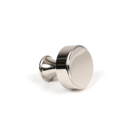 From The Anvil - Polished Nickel Scully Cabinet Knob - 25mm | Sku. 50512 | Trade Door Handles.