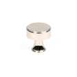 From The Anvil - Polished Nickel Scully Cabinet Knob - 25mm | Sku. 50512 | Trade Door Handles.