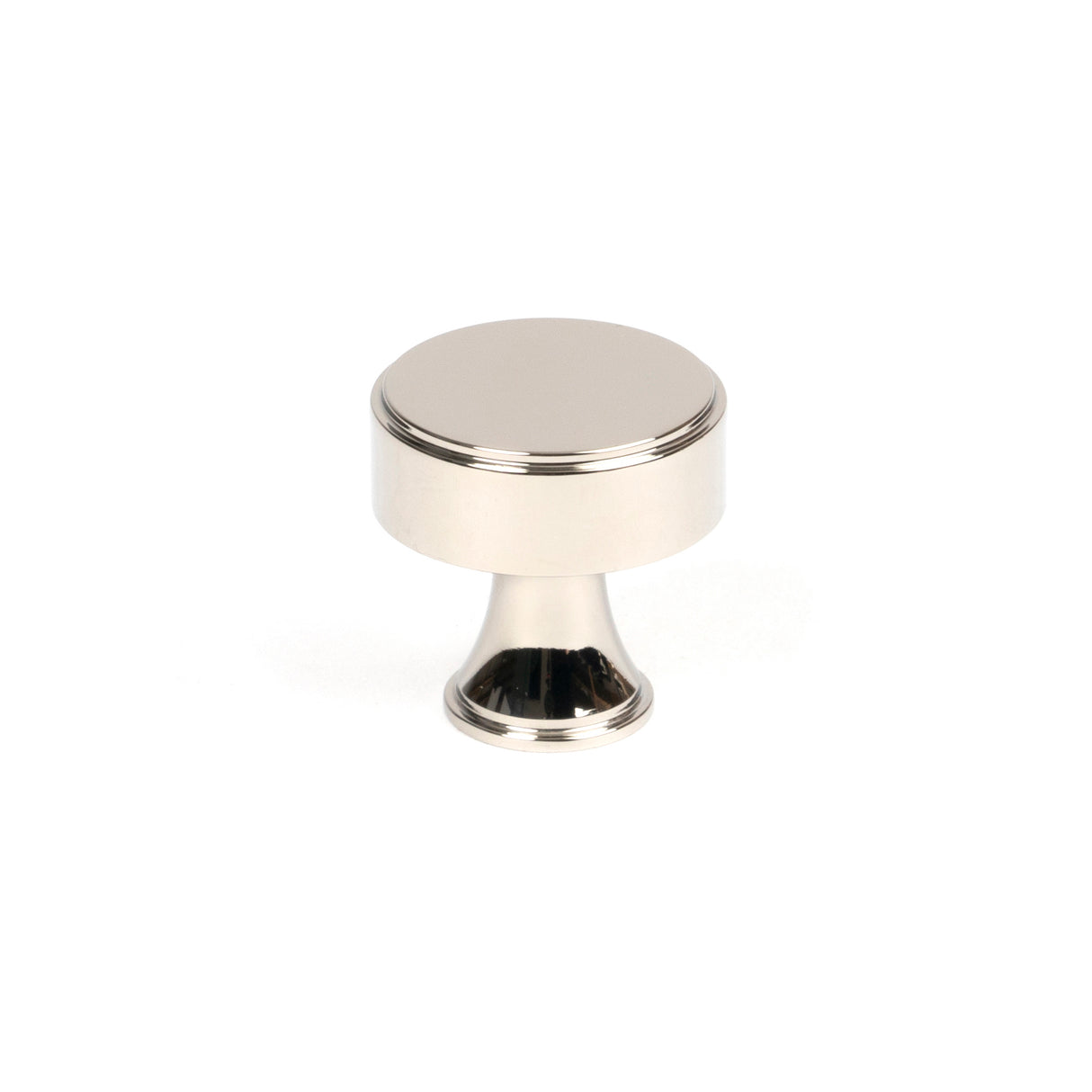 From The Anvil - Polished Nickel Scully Cabinet Knob - 25mm | Sku. 50512 | Trade Door Handles.
