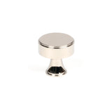 From The Anvil - Polished Nickel Scully Cabinet Knob - 25mm | Sku. 50512 | Trade Door Handles.