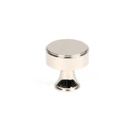 From The Anvil - Polished Nickel Scully Cabinet Knob - 25mm | Sku. 50512 | Trade Door Handles.