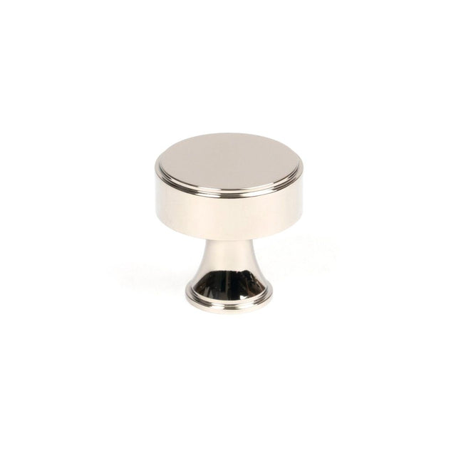 From The Anvil - Polished Nickel Scully Cabinet Knob - 25mm | Sku. 50512 | Trade Door Handles.