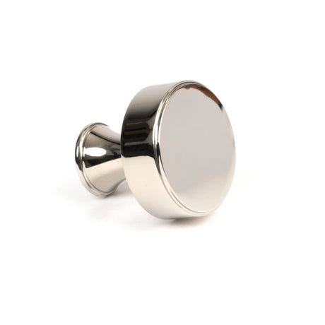 From The Anvil - Polished Nickel Scully Cabinet Knob - 32mm | Sku. 50513 | Trade Door Handles.