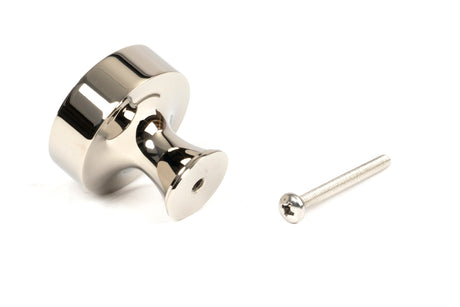 From The Anvil - Polished Nickel Scully Cabinet Knob - 38mm | Sku. 50514 | Trade Door Handles.