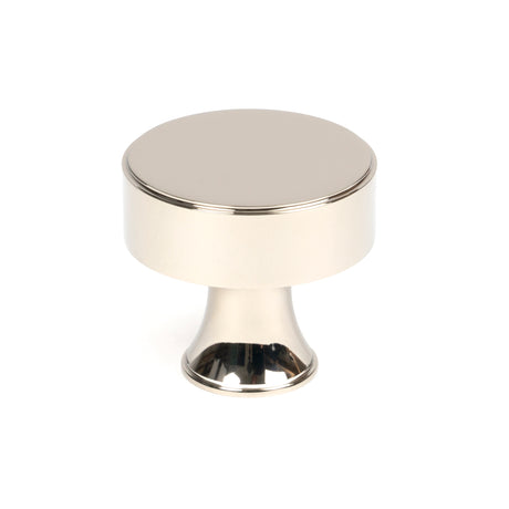 From The Anvil - Polished Nickel Scully Cabinet Knob - 38mm | Sku. 50514 | Trade Door Handles.