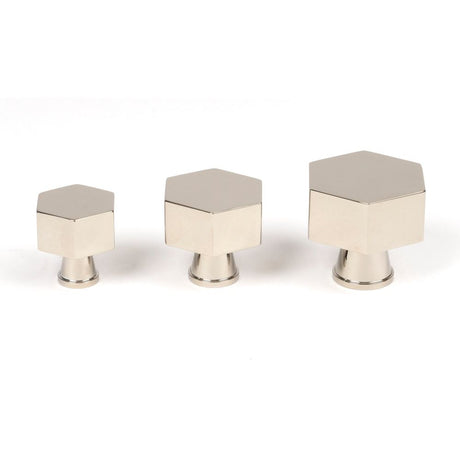 From The Anvil - Polished Nickel Kahlo Cabinet Knob - 25mm | Sku. 50515 | Trade Door Handles.