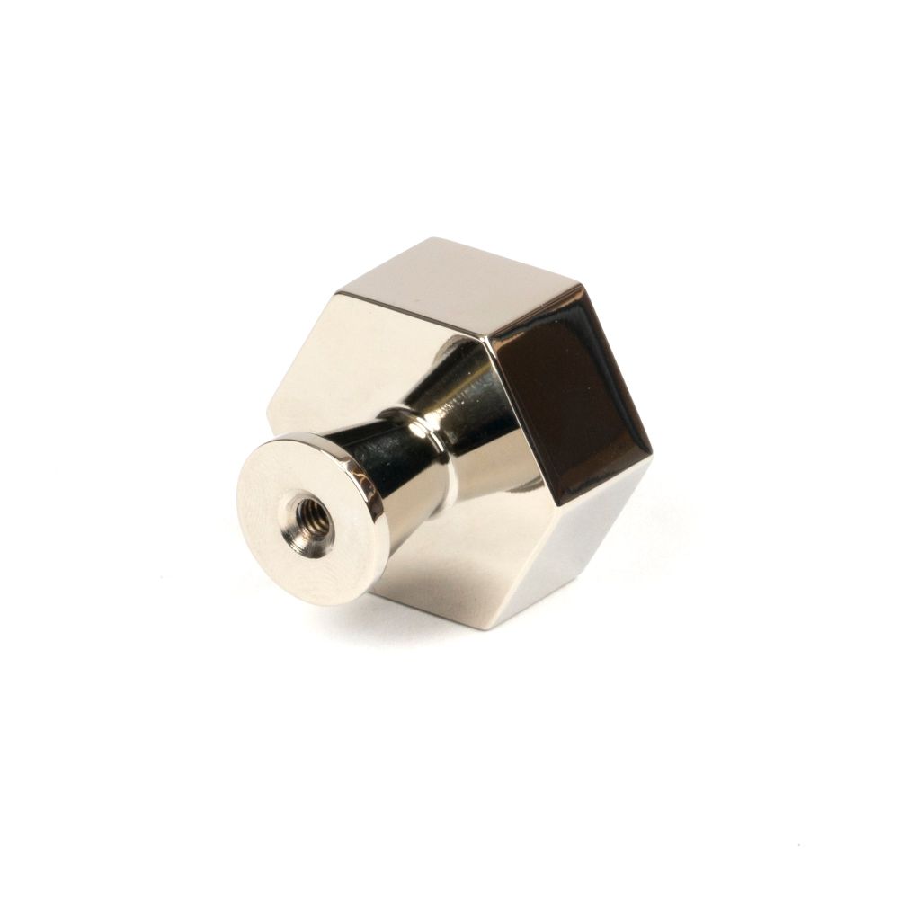 From The Anvil - Polished Nickel Kahlo Cabinet Knob - 32mm | Sku. 50516 | Trade Door Handles.