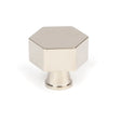 From The Anvil - Polished Nickel Kahlo Cabinet Knob - 32mm | Sku. 50516 | Trade Door Handles.