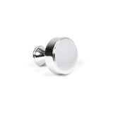 From The Anvil - Polished Chrome Scully Cabinet Knob - 25mm | Sku. 50526 | Trade Door Handles.