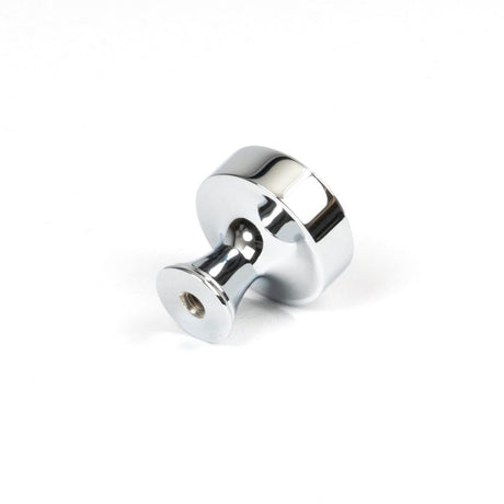 From The Anvil - Polished Chrome Scully Cabinet Knob - 25mm | Sku. 50526 | Trade Door Handles.