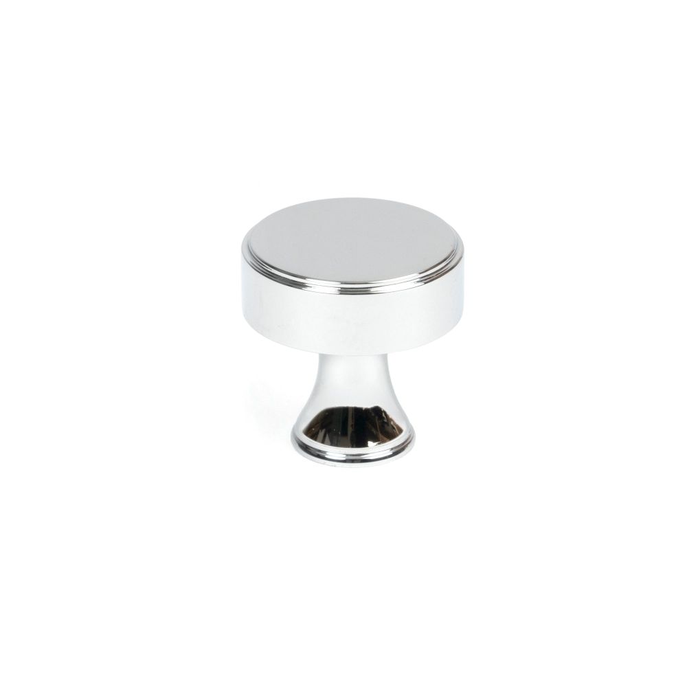 From The Anvil - Polished Chrome Scully Cabinet Knob - 25mm | Sku. 50526 | Trade Door Handles.
