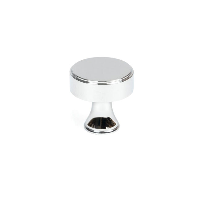 From The Anvil - Polished Chrome Scully Cabinet Knob - 25mm | Sku. 50526 | Trade Door Handles.