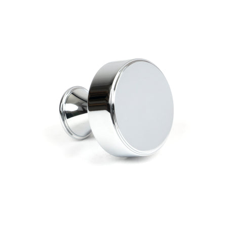 From The Anvil - Polished Chrome Scully Cabinet Knob - 32mm | Sku. 50527 | Trade Door Handles.