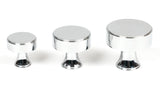 From The Anvil - Polished Chrome Scully Cabinet Knob - 32mm | Sku. 50527 | Trade Door Handles.