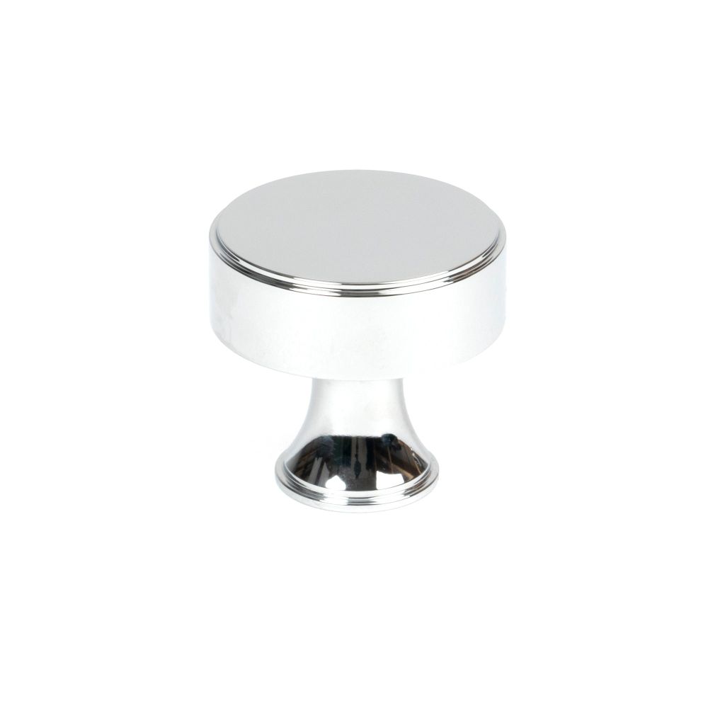 From The Anvil - Polished Chrome Scully Cabinet Knob - 32mm | Sku. 50527 | Trade Door Handles.