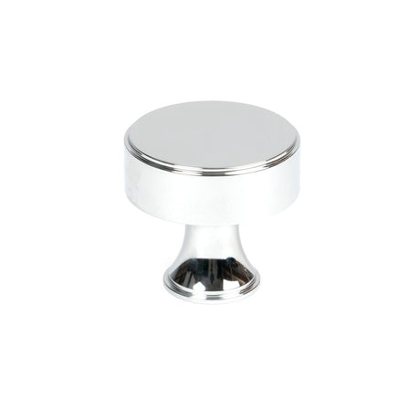 From The Anvil - Polished Chrome Scully Cabinet Knob - 32mm | Sku. 50527 | Trade Door Handles.