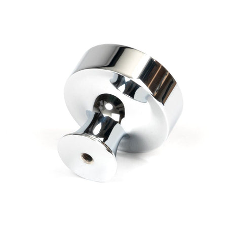 From The Anvil - Polished Chrome Scully Cabinet Knob - 38mm | Sku. 50528 | Trade Door Handles.