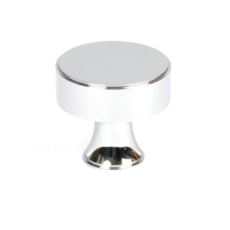 From The Anvil - Polished Chrome Scully Cabinet Knob - 38mm | Sku. 50528 | Trade Door Handles.