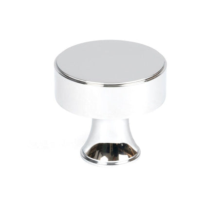 From The Anvil - Polished Chrome Scully Cabinet Knob - 38mm | Sku. 50528 | Trade Door Handles.