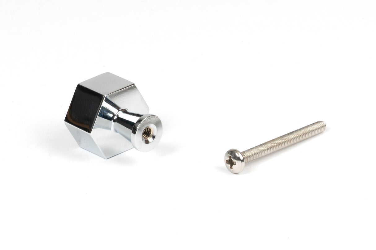 From The Anvil - Polished Chrome Kahlo Cabinet Knob - 25mm | Sku. 50529 | Trade Door Handles.