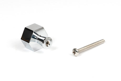 From The Anvil - Polished Chrome Kahlo Cabinet Knob - 25mm | Sku. 50529 | Trade Door Handles.