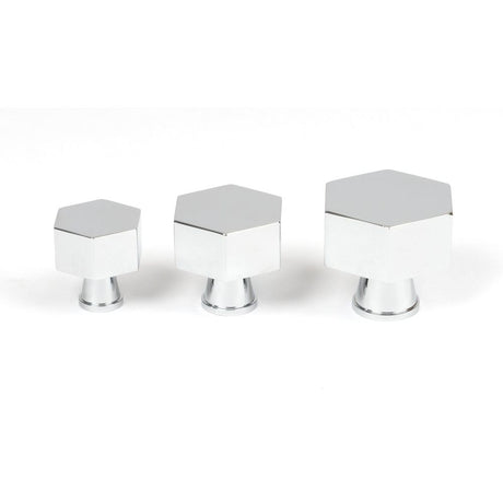 From The Anvil - Polished Chrome Kahlo Cabinet Knob - 25mm | Sku. 50529 | Trade Door Handles.