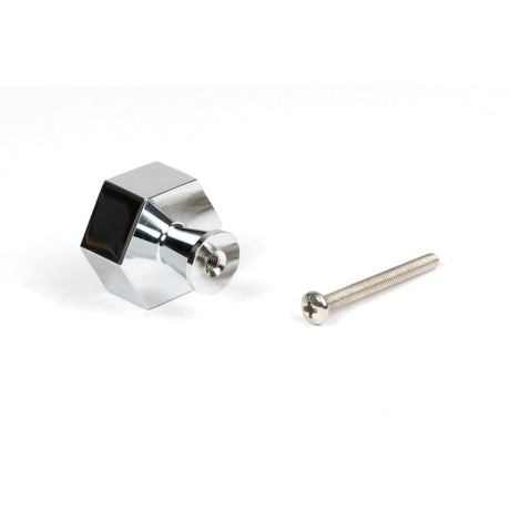 From The Anvil - Polished Chrome Kahlo Cabinet Knob - 32mm | Sku. 50530 | Trade Door Handles.