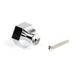 From The Anvil - Polished Chrome Kahlo Cabinet Knob - 38mm | Sku. 50531 | Trade Door Handles.