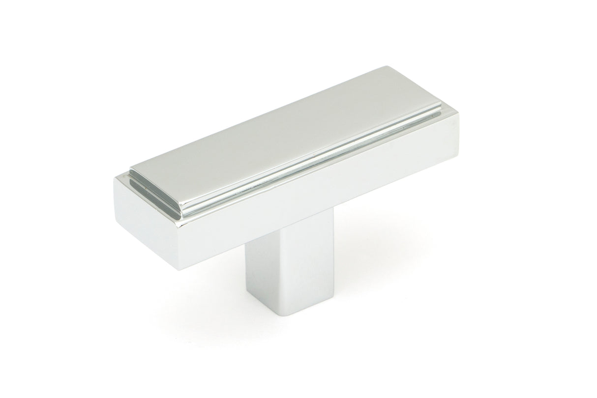 From The Anvil - Polished Chrome Scully T-Bar | Sku. 50532 | Trade Door Handles.