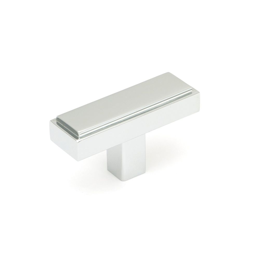 From The Anvil - Polished Chrome Scully T-Bar | Sku. 50532 | Trade Door Handles.