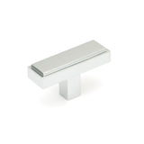 From The Anvil - Polished Chrome Scully T-Bar | Sku. 50532 | Trade Door Handles.